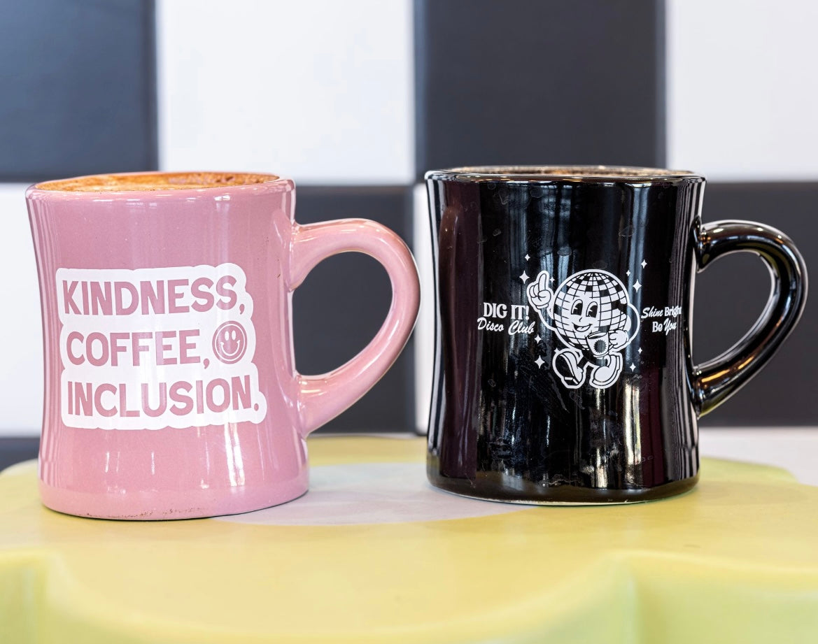 Black Dig It! Diner Mug