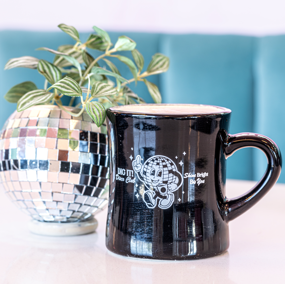 Black Dig It! Diner Mug