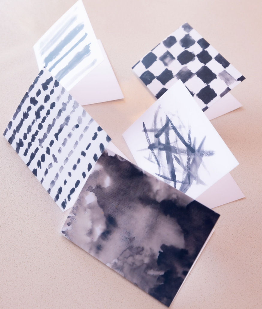 Greeting Cards: Black and White