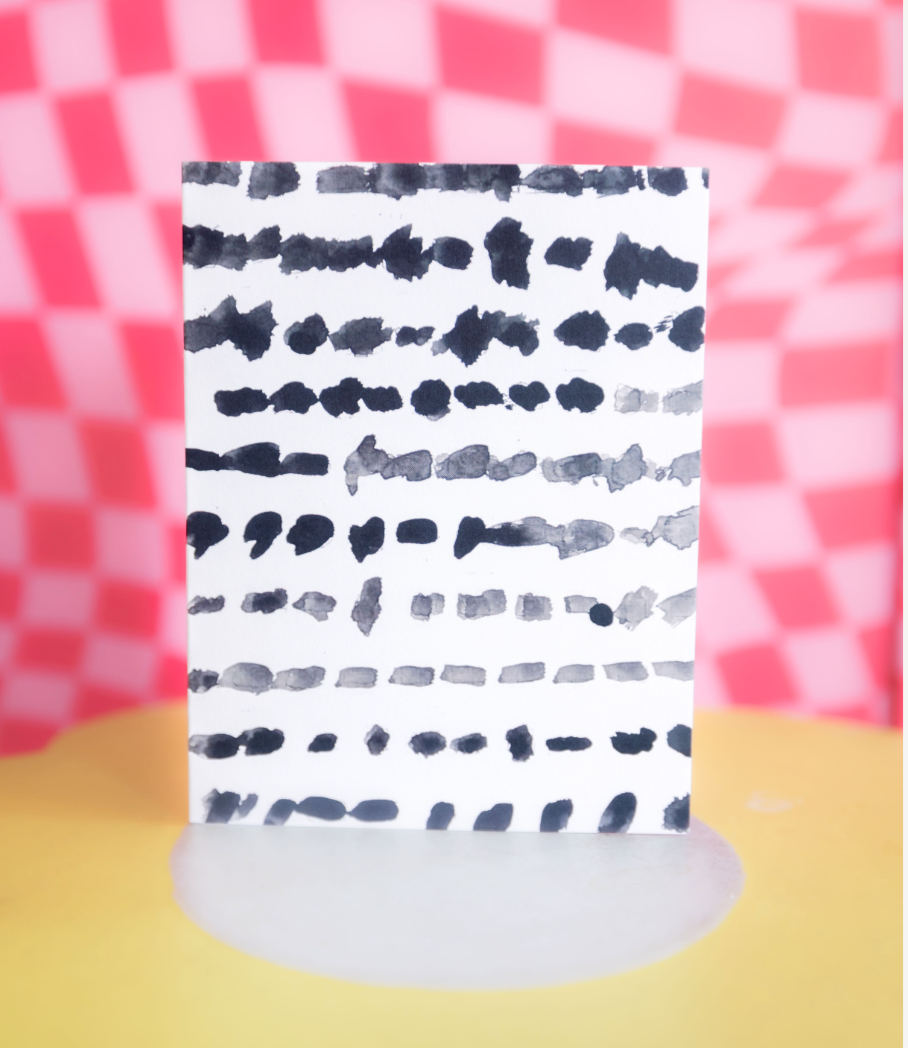 Greeting Cards: Black and White