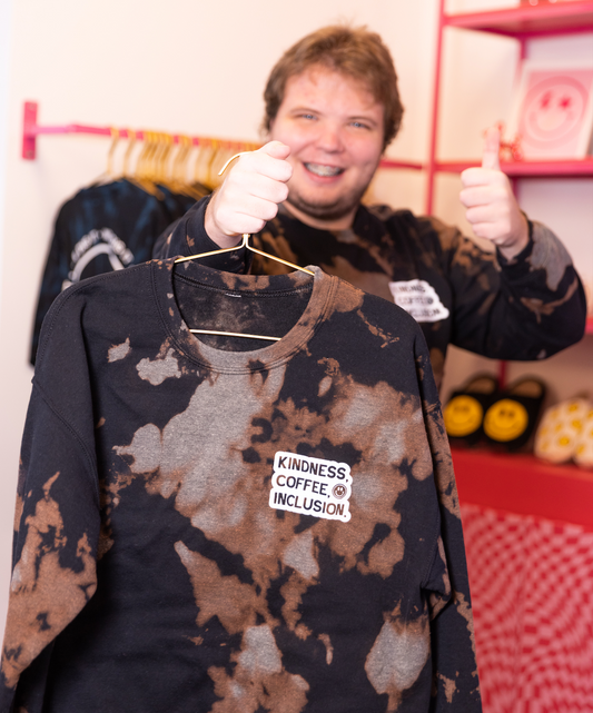 Dig it! Black Tie Dye Sweatshirt