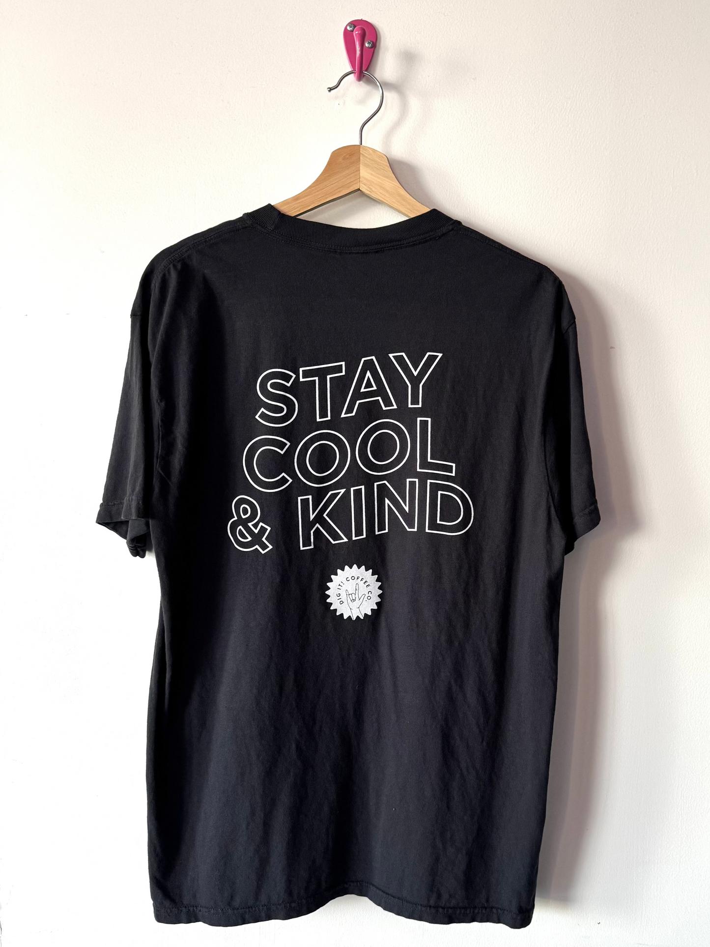Adult Black Dig It! Kindness Club T-shirt
