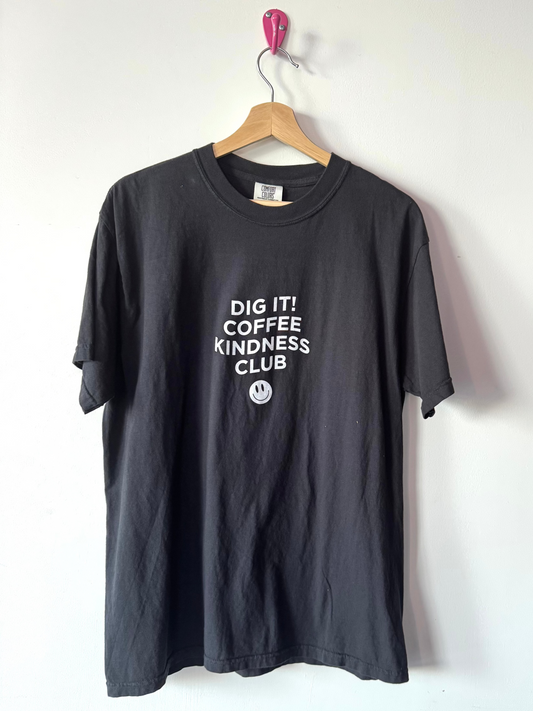 Adult Black Dig It! Kindness Club T-shirt
