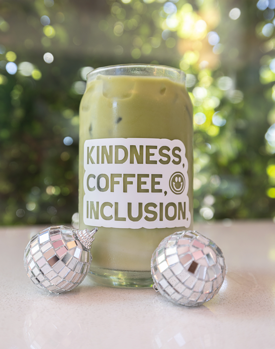 Kindness, Coffee Inclusion Glass